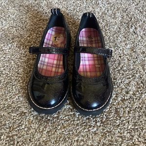 Sparkly Black Toddler Dress Shoes
